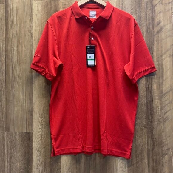 CALLAWAY - Bright Red Polo - Picture 1 of 5
